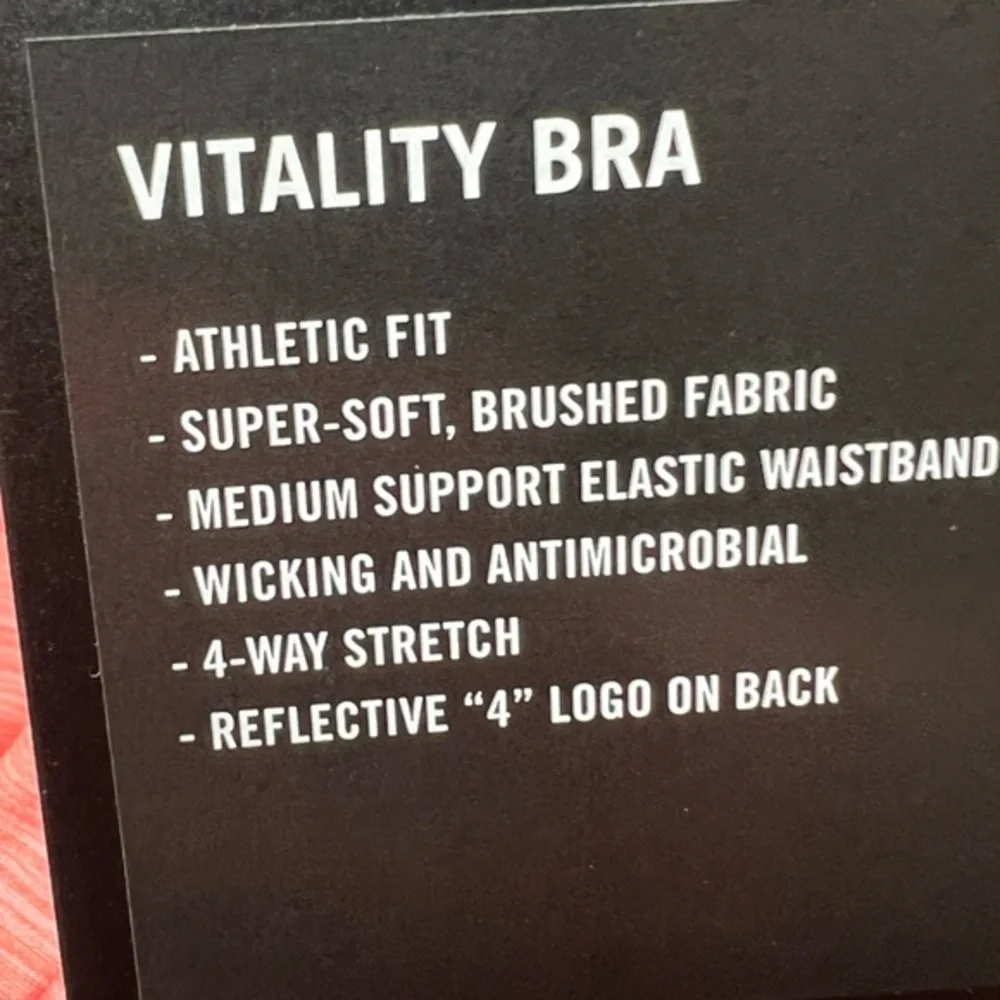 FourLaps Vitality Sports Bra activewear workout bra Blush Space Dye‎ size XXL - Picture 10 of 10